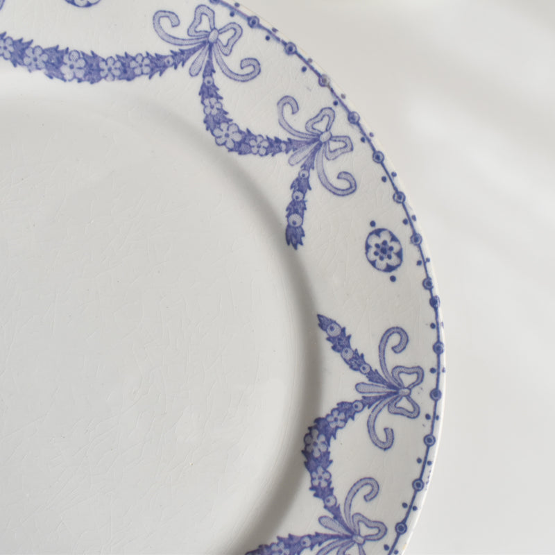 Antique Dessert Plate, U&C Sarreguemines Juliana A
