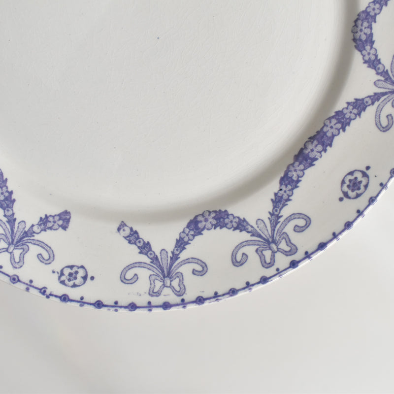Antique Dessert Plate U&C Sarreguemines Juliana B