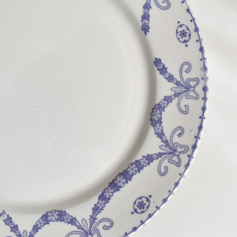 Antique Dessert Plate U&C Sarreguemines Juliana B