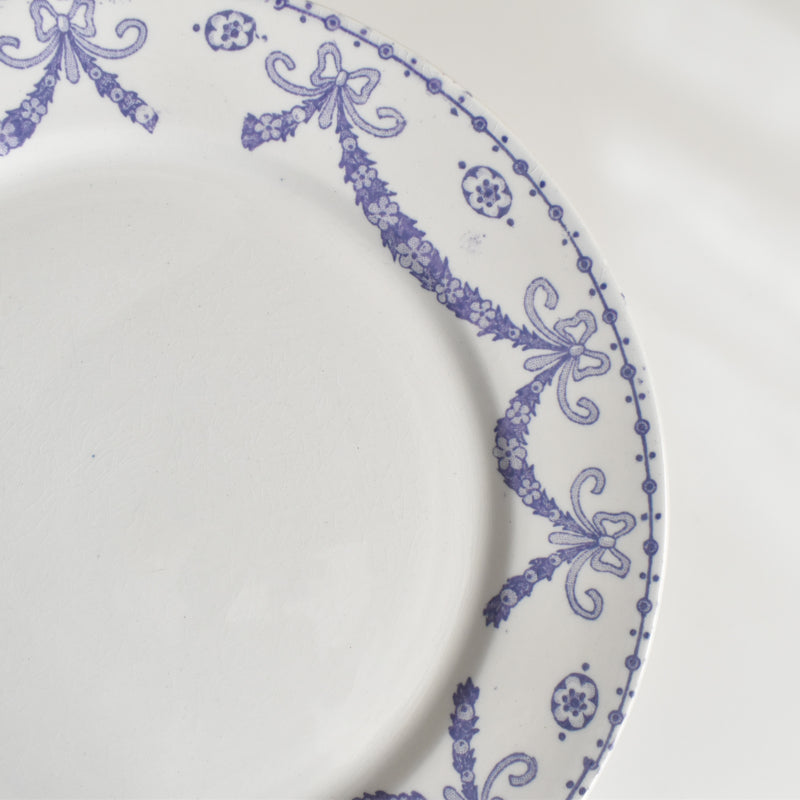 Antique Dessert Plate U&C Sarreguemines Juliana B