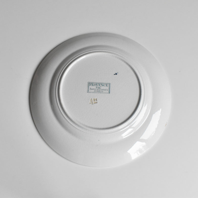 アンティークデザートプレート U&Cサルグミンヌ Provence（プロヴァンス） A