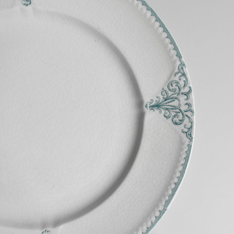 Antique Dessert Plate U&C Sarreguemines Provence C