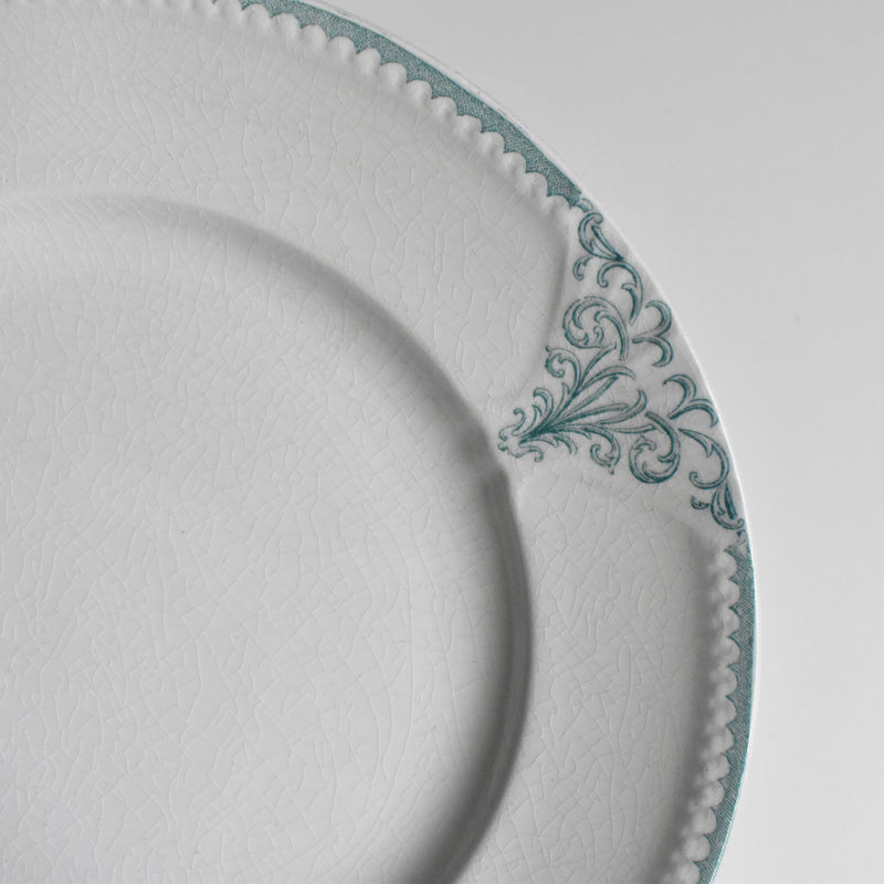 Antique Dessert Plate U&C Sarreguemines Provence C