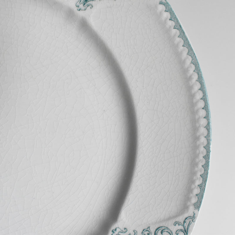 Antique Dessert Plate U&C Sarreguemines Provence C