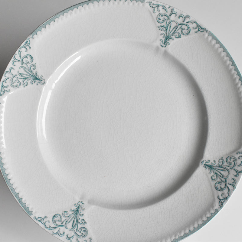 Antique Dessert Plate U&C Sarreguemines Provence C