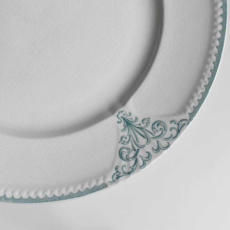 Antique Dessert Plate - U&C Sarreguemines Provence D
