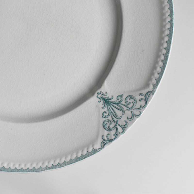 Antique Dessert Plate - U&C Sarreguemines Provence D