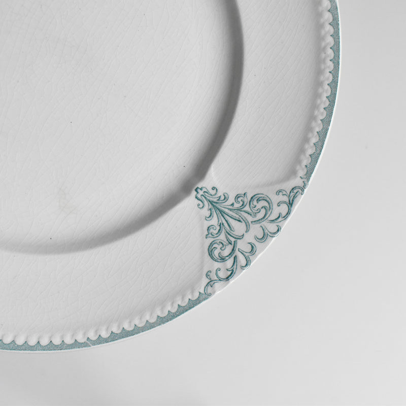 Antique Dessert Plate - U&C Sarreguemines Provence D