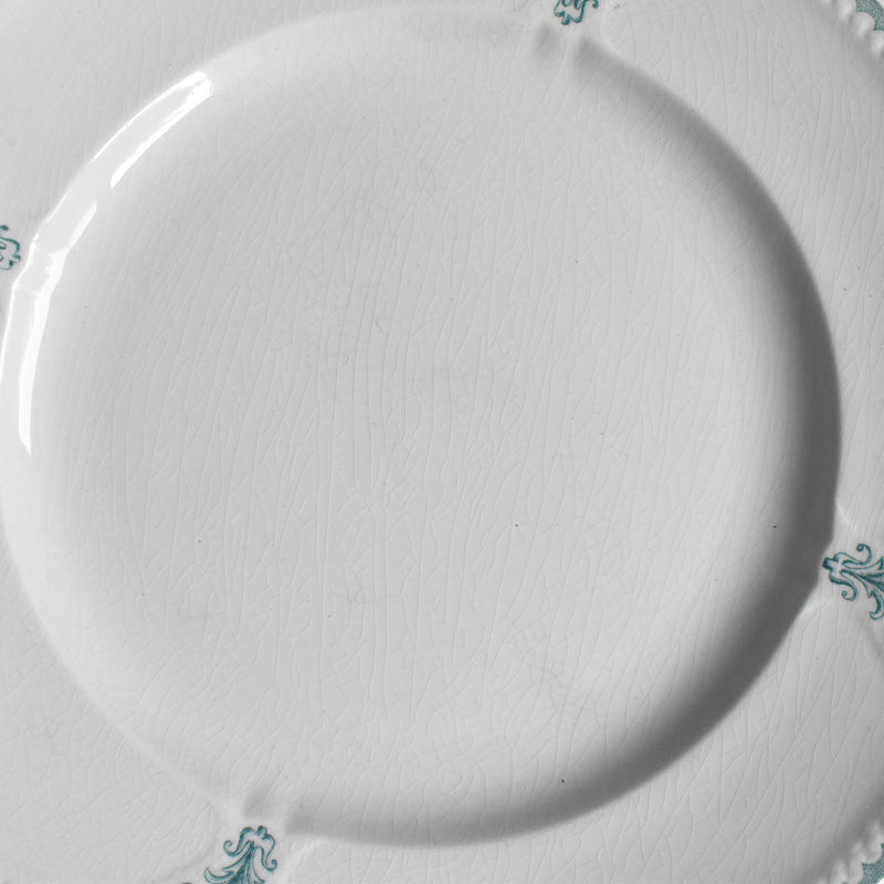 Antique Dessert Plate - U&C Sarreguemines Provence D