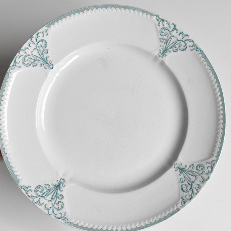 Antique Dessert Plate - U&C Sarreguemines Provence D