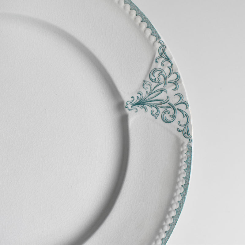 Antique Dessert Plate - U&C Sarreguemines Provence E