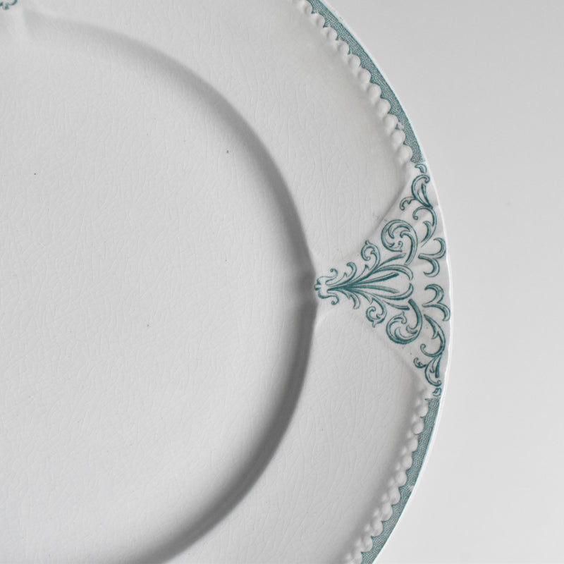 Antique Dessert Plate - U&C Sarreguemines Provence E