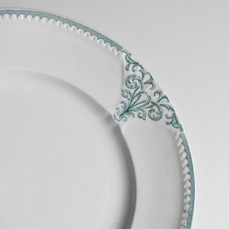 Antique Dessert Plate - U&C Sarreguemines Provence E