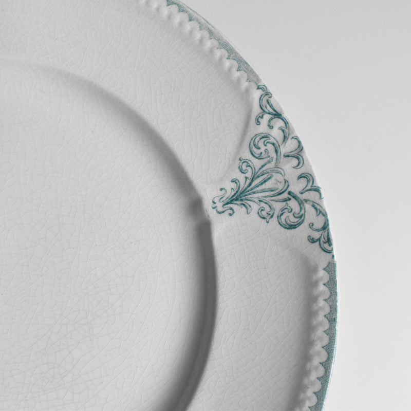 Antique Dessert Plate, U&C Sarreguemines, Provence F