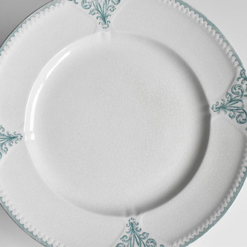 Antique Dessert Plate, U&C Sarreguemines, Provence F