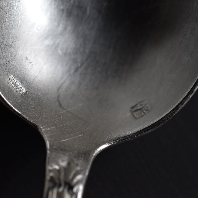 Vintage Dessert Spoon, Silver Plated, SFAM