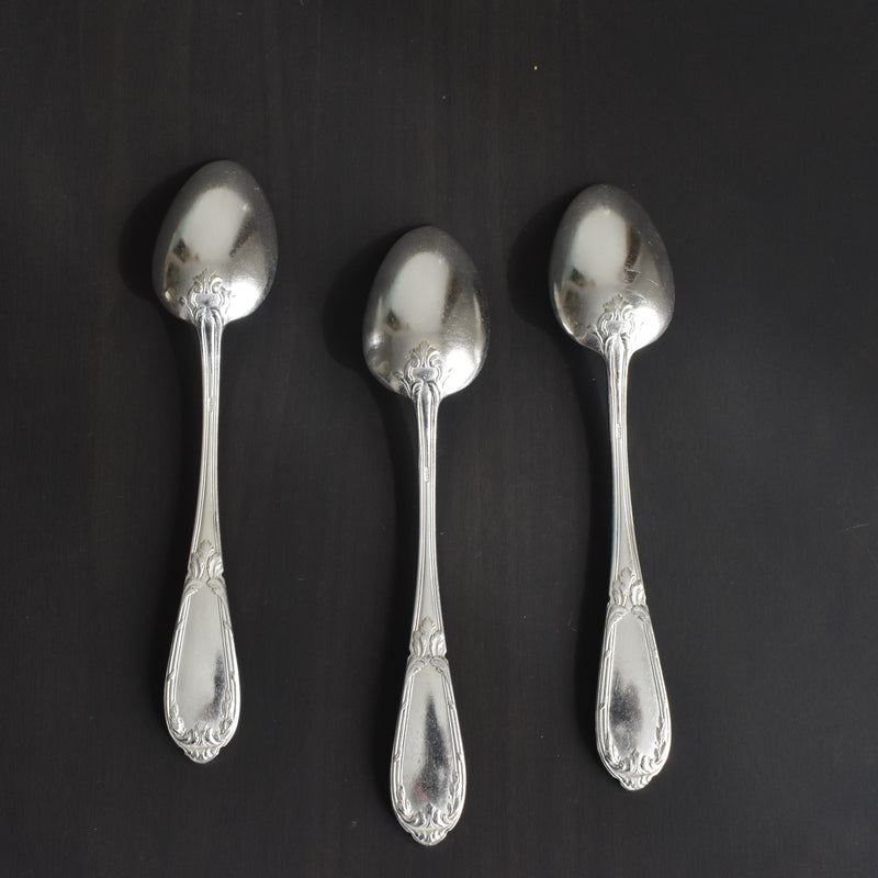 Vintage Dessert Spoon, Silver Plated, SFAM