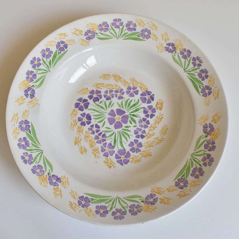 Vintage Deep Plate Digoin & Sarreguemines 1370