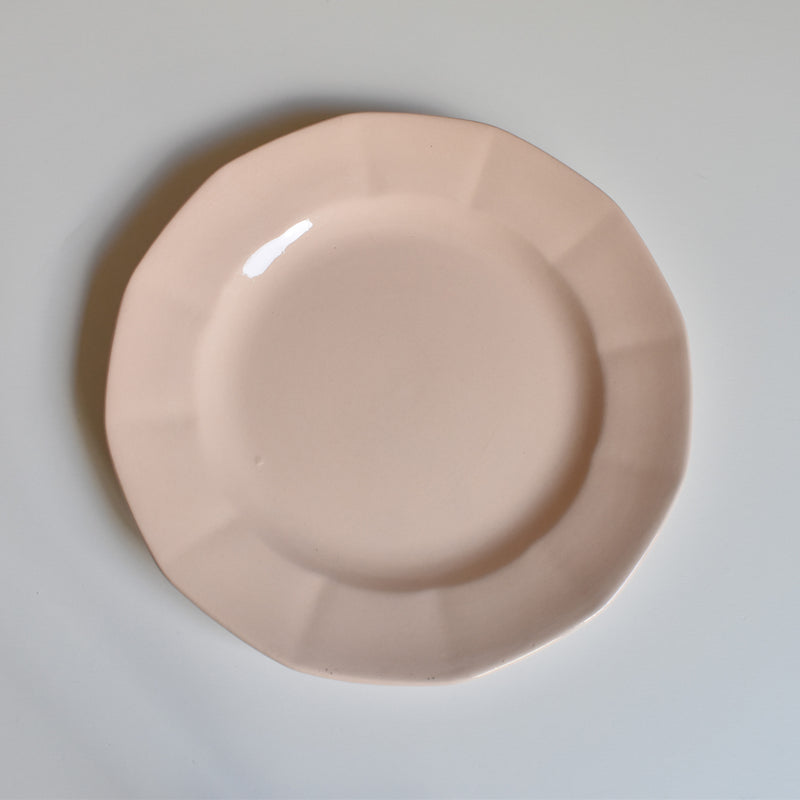 ヴィンテージデザートプレート ディゴワン＆サルグミンヌ ドデカゴン ピンク A