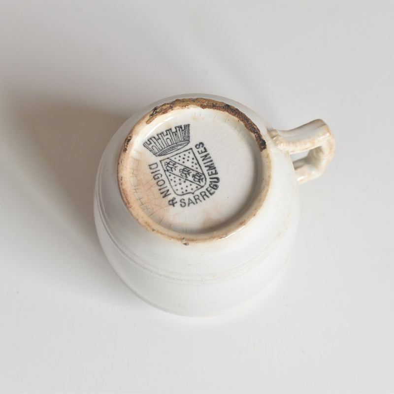 Antique Mustard Pot, Digoin & Sarreguemines
