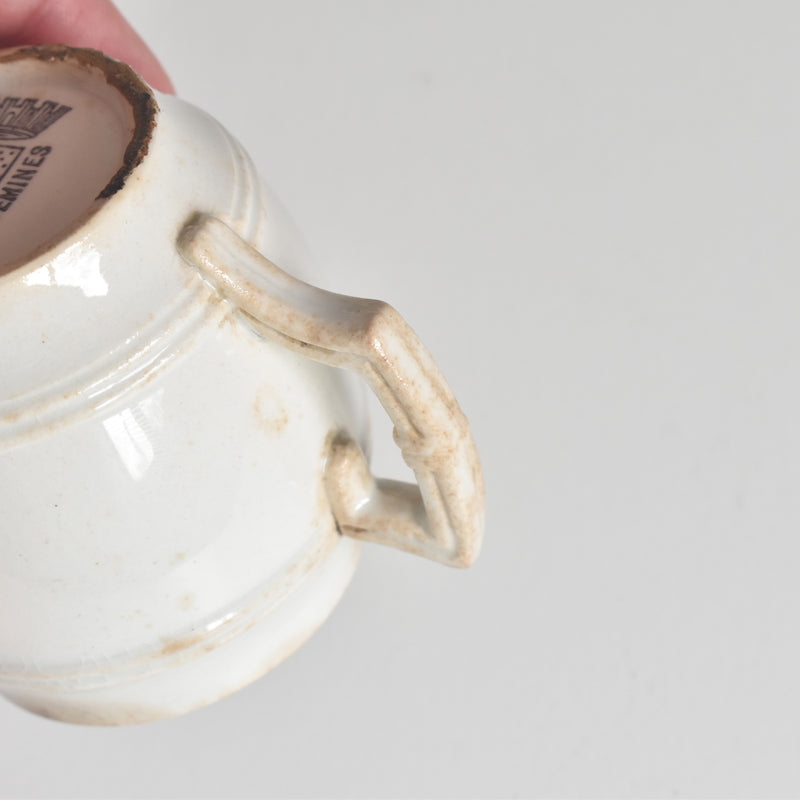Antique Mustard Pot, Digoin & Sarreguemines