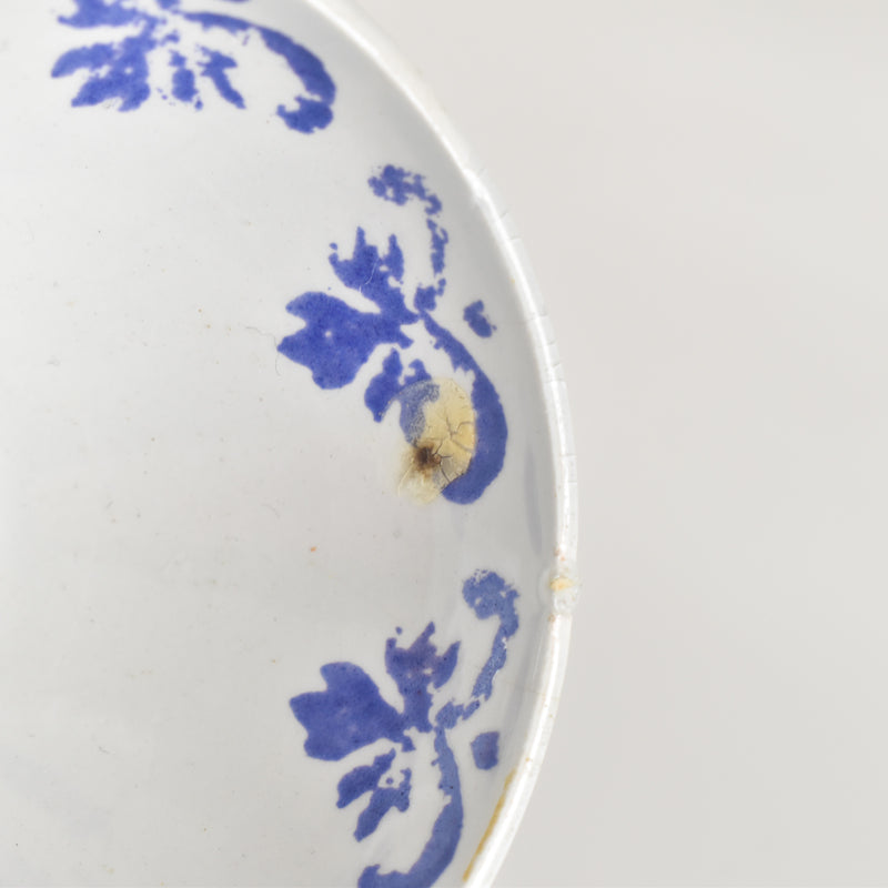 Vintage Dinette (Play Food) Blue Flower Bowl