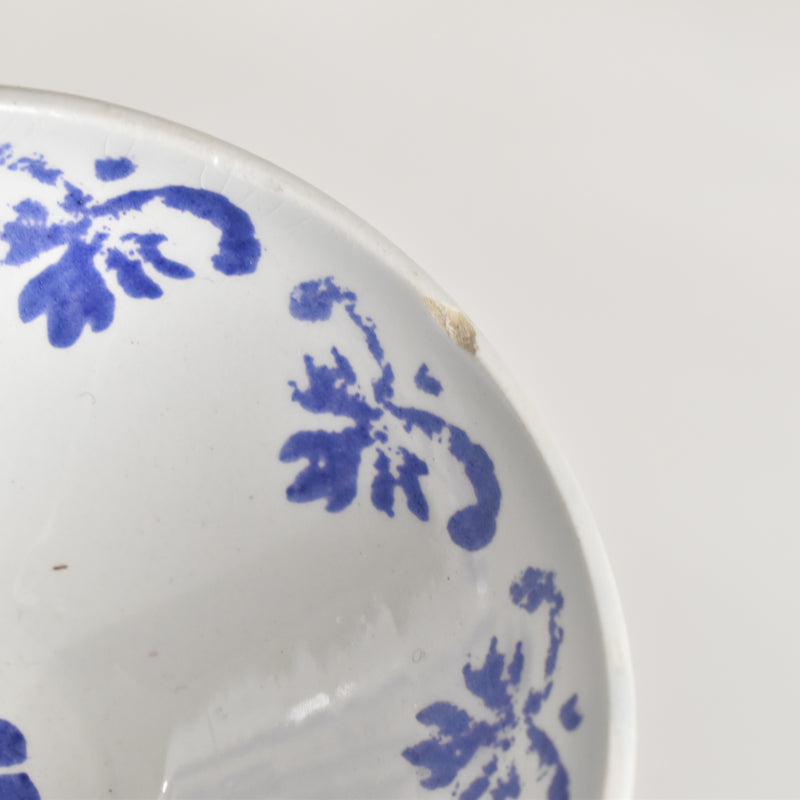Vintage Dinette (Play Food) Blue Flower Bowl