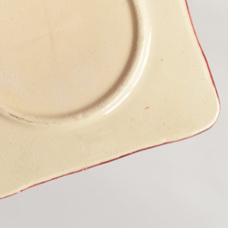 Vintage Dinette (Play Food) Longchamp Square Plate A