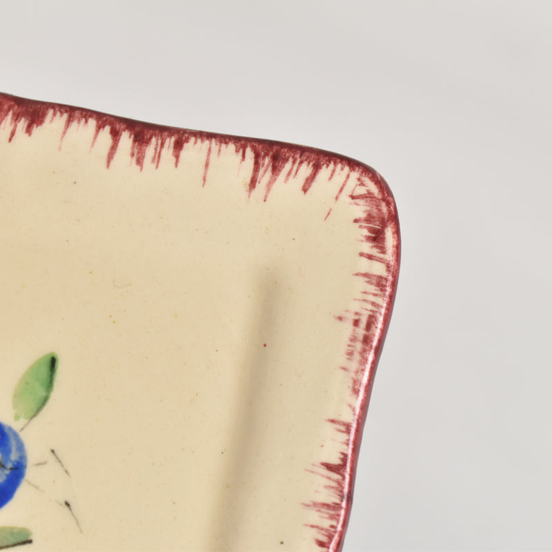 Vintage Dinette (Play Food) Longchamp Square Plate A