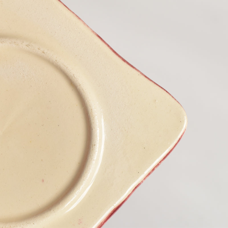Vintage Dinette (Play Food) Longchamp Square Plate A