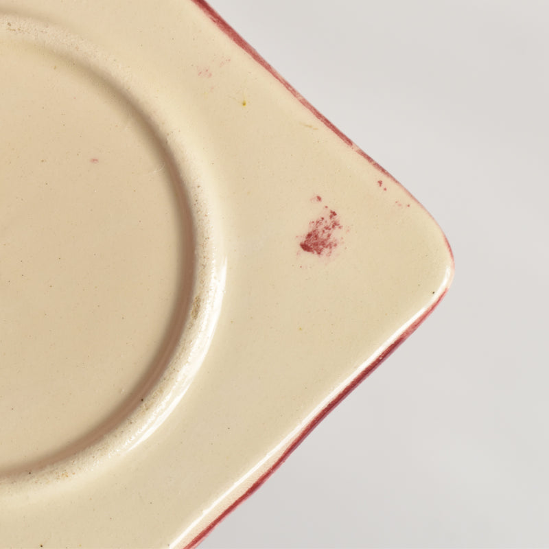 Vintage Dinette (Play Food) Longchamp Square Plate A