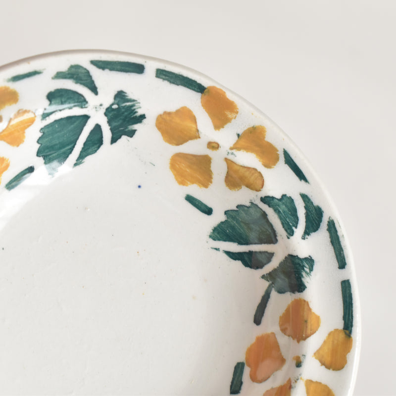 Vintage Dinette (Play Food) Yellow Flower Deep Plate A