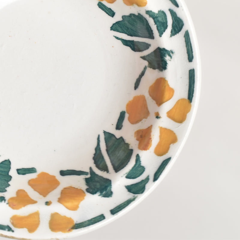 Vintage Dinette (Play Food) Yellow Flower Deep Plate A