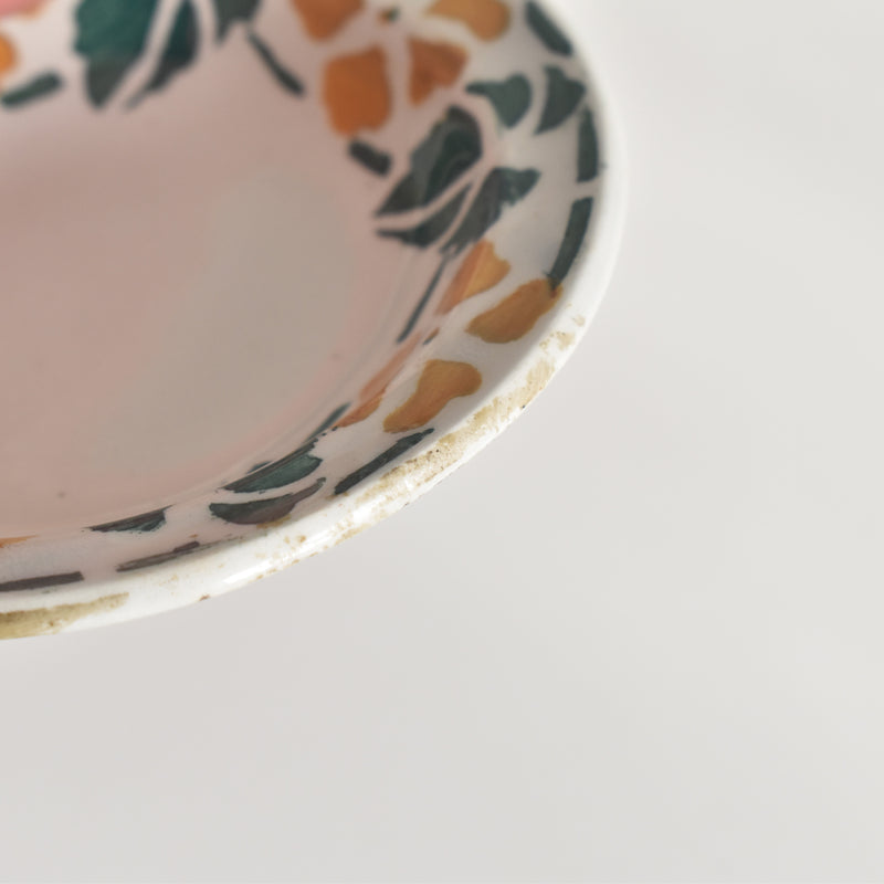 Vintage Dinette (Play Food) Yellow Flower Deep Plate A