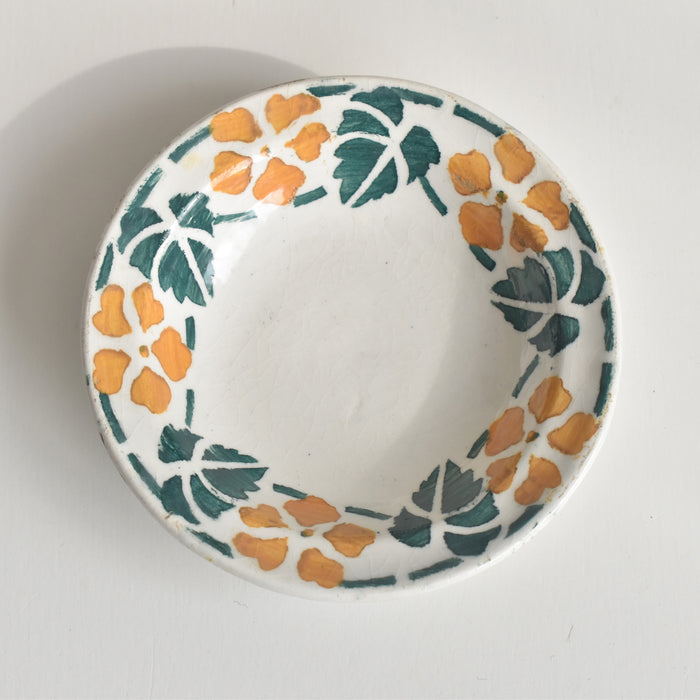 ヴィンテージ ディネット（お飯事）イェローフラワー 深皿 B