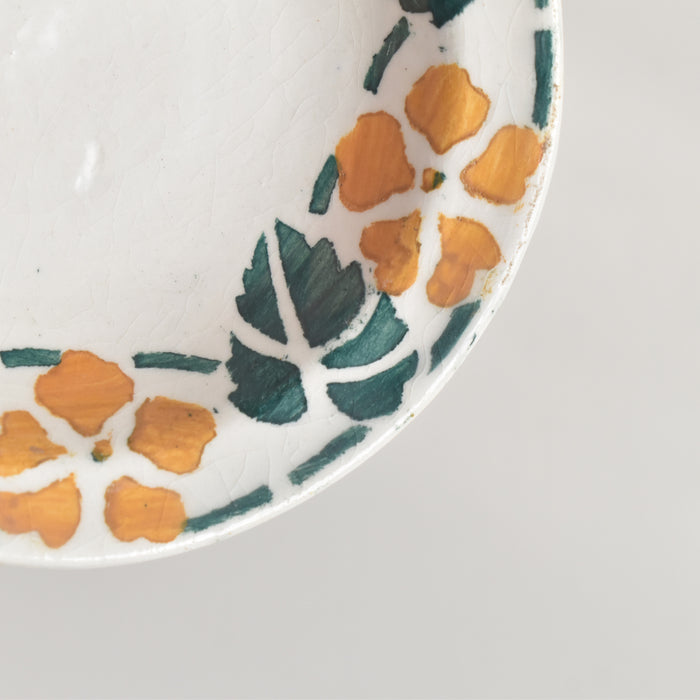 ヴィンテージ ディネット（お飯事）イェローフラワー 深皿 B