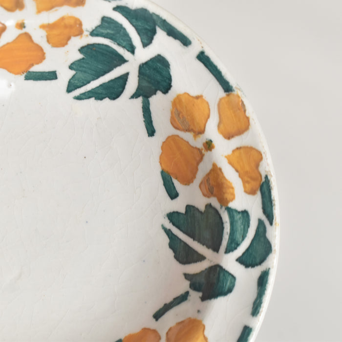 ヴィンテージ ディネット（お飯事）イェローフラワー 深皿 B