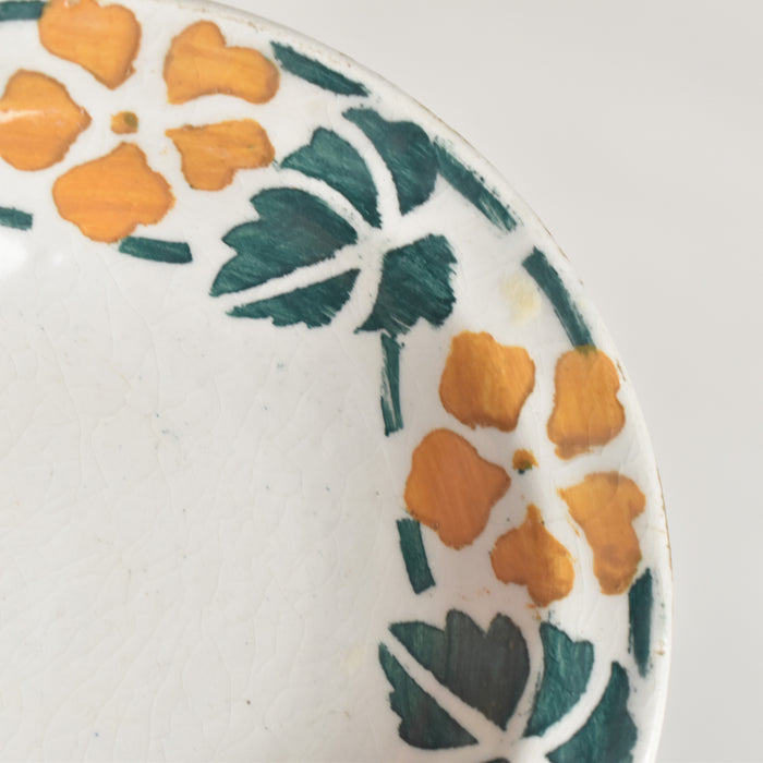 ヴィンテージ ディネット（お飯事）イェローフラワー 深皿 B