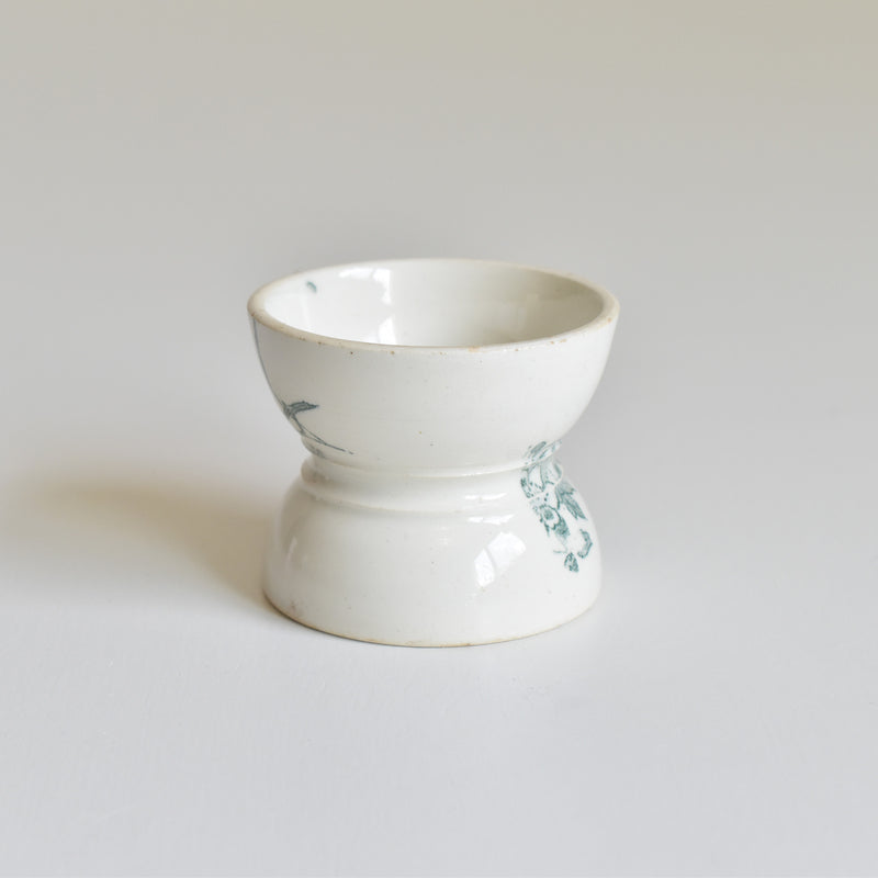 Antique Egg Cup (Coquetier) Diabolo Birds