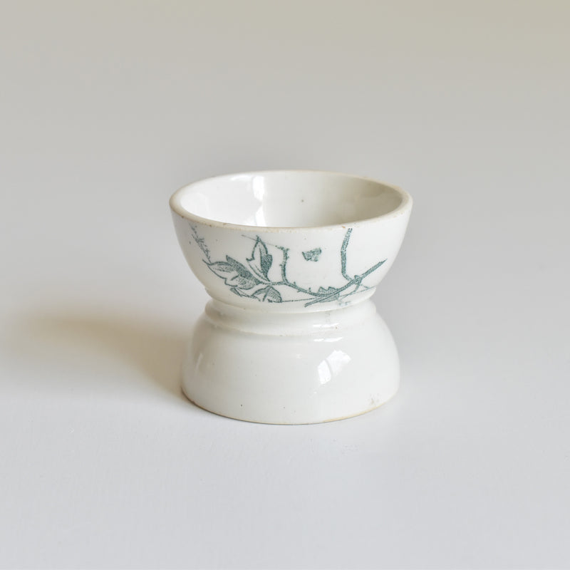 Antique Egg Cup (Coquetier) Diabolo Birds