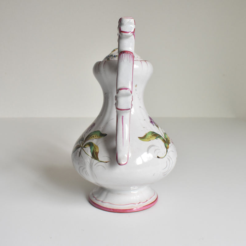 Antique Coffee Pot, St. Clément, Emile Gallé, Libellule (Dragonfly)