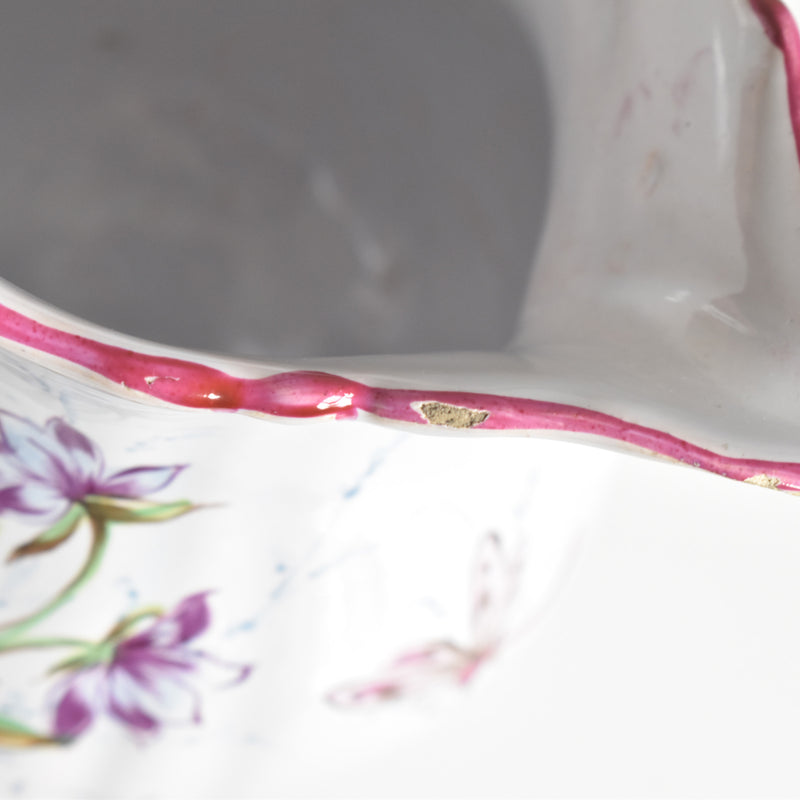 Antique Creamer, Saint-Clément, Emile Gallé, Libellule