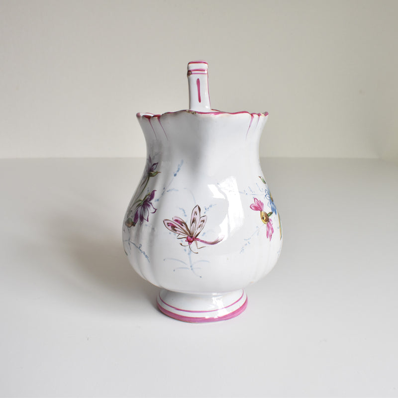 Antique Creamer, Saint-Clément, Emile Gallé, Libellule