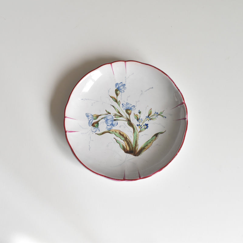 Antique Cup & Saucer St. Clement Emile Gallé Libellule A