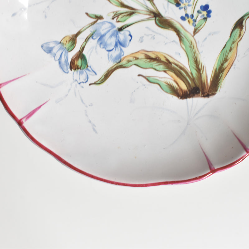 Antique Cup & Saucer St. Clement Emile Gallé Libellule A