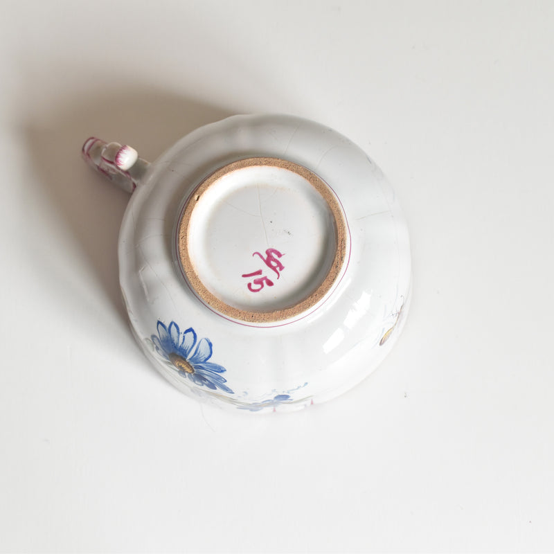 Antique Cup & Saucer St. Clement Emile Gallé Libellule A