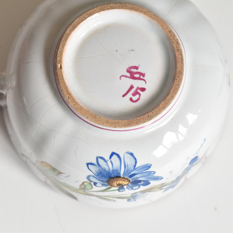 Antique Cup & Saucer St. Clement Emile Gallé Libellule A