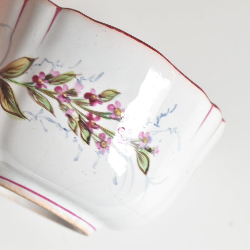 Antique Cup & Saucer St. Clement Emile Gallé Libellule A