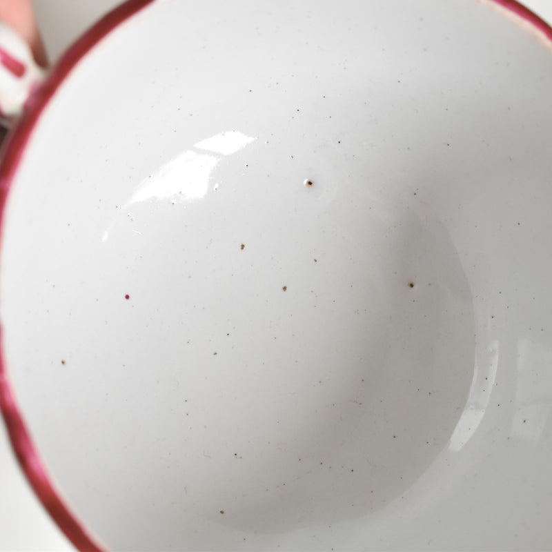 Antique Cup & Saucer St. Clement Emile Gallé Libellule A