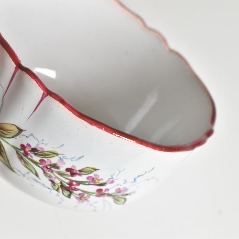 Antique Cup & Saucer St. Clement Emile Gallé Libellule A